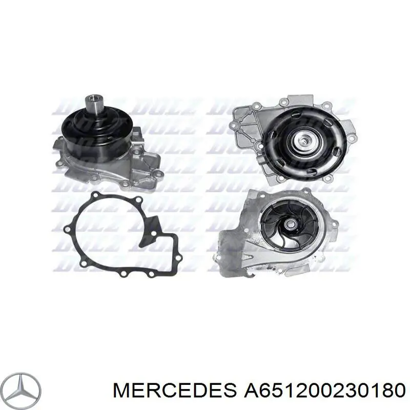 A651200230180 Mercedes помпа
