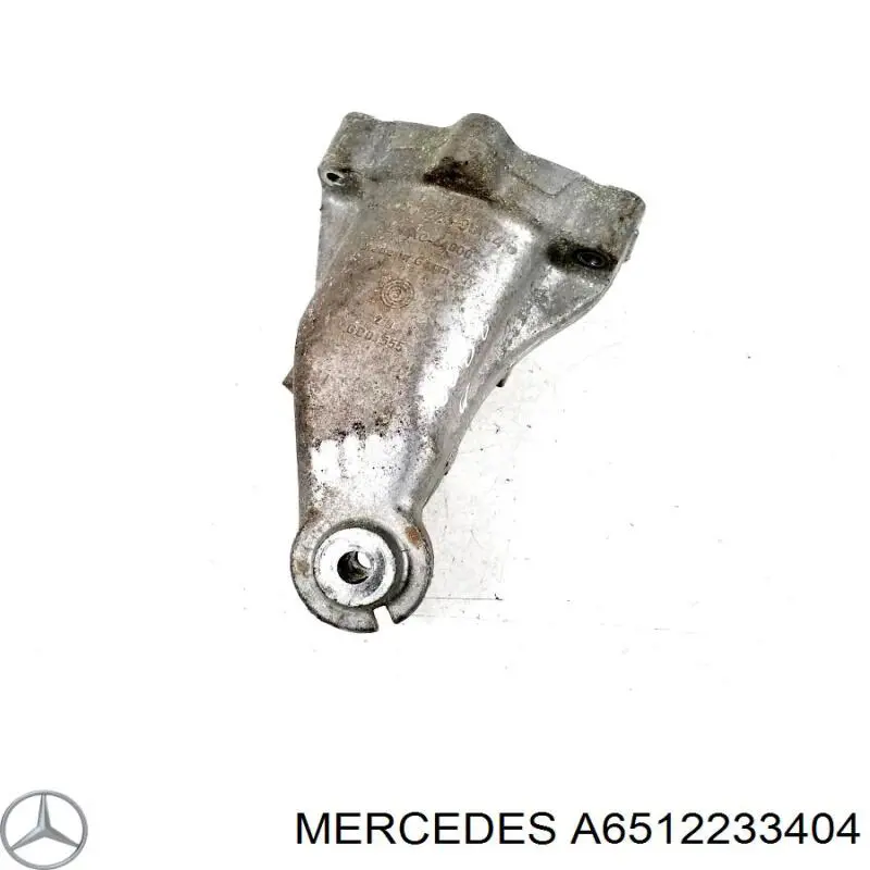 Кронштейн подушки (опоры) двигателя, правой Mercedes 6512233404