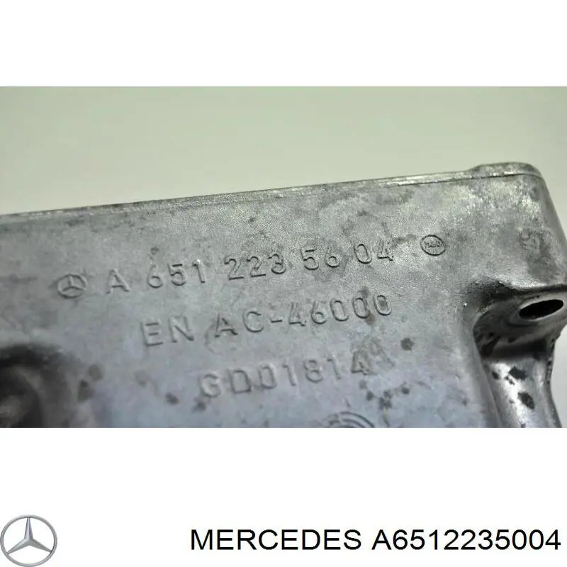 Купить 6512235004 Mercedes Кронштейн подушки (опоры) двигателя правой