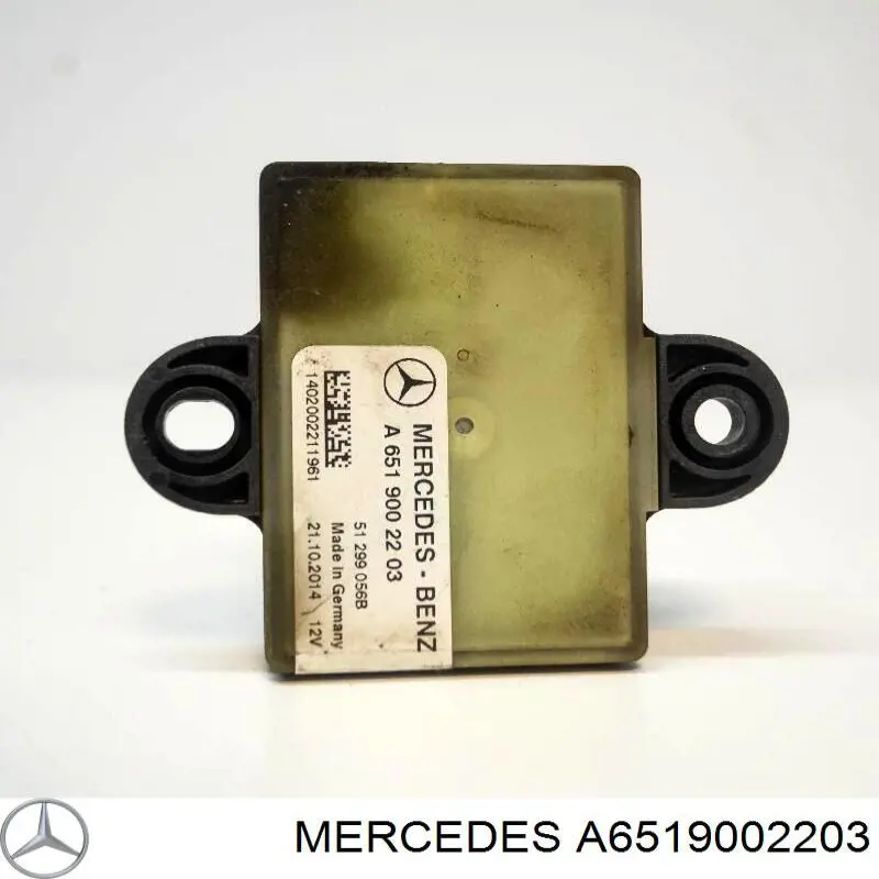 A6519002203 Mercedes relê das velas de incandescência