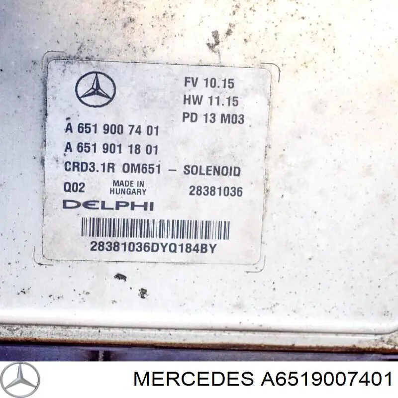 A6519007401 Mercedes 