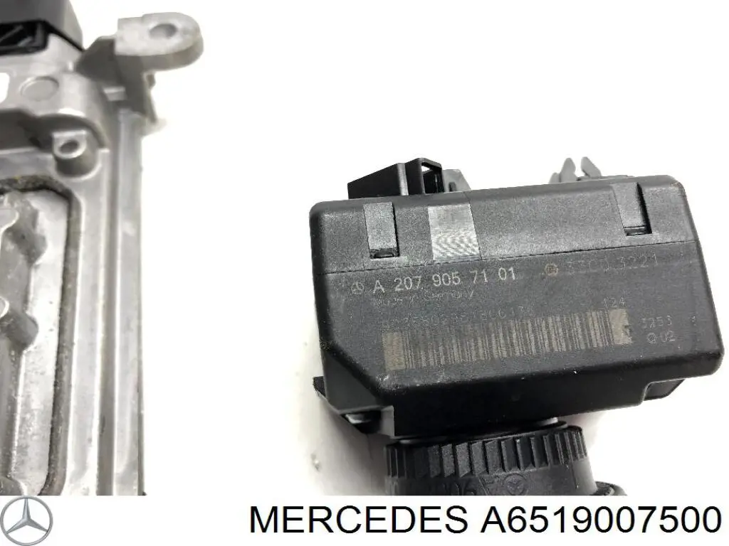A6519007500 Mercedes модуль управления (эбу двигателем)