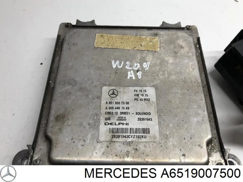 Купить A6519007500 Mercedes Электронный блок управления двигателем