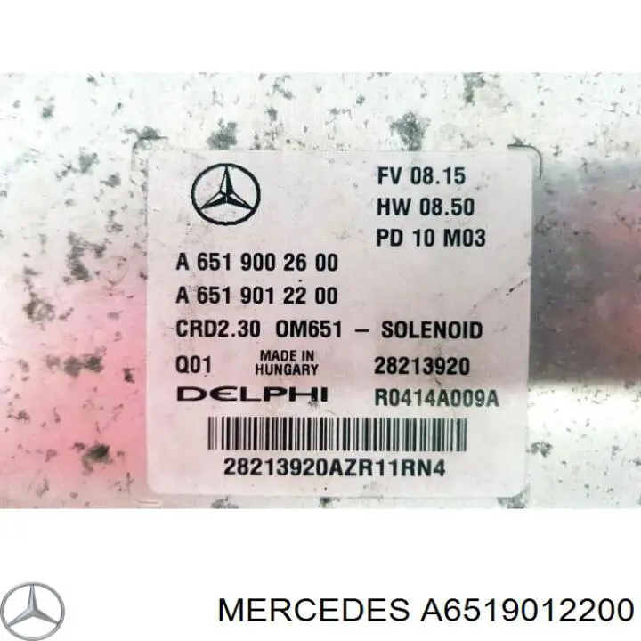  Mercedes A6519012200 цена, от 126.69 USD