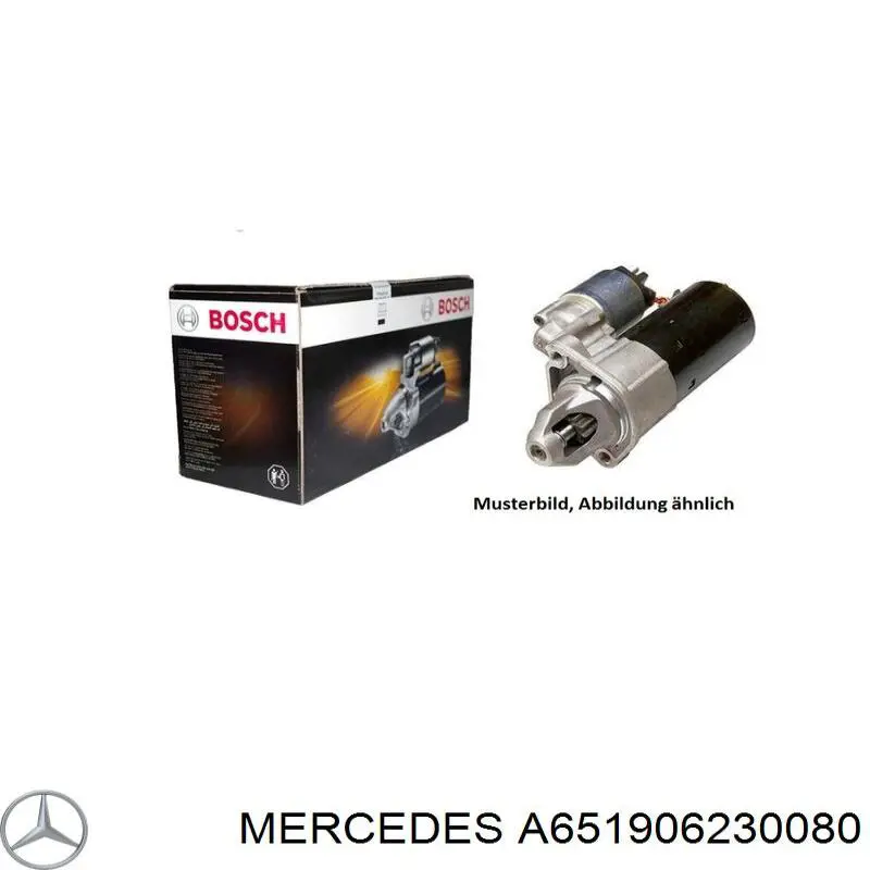 A651906230080 Mercedes motor de arranco