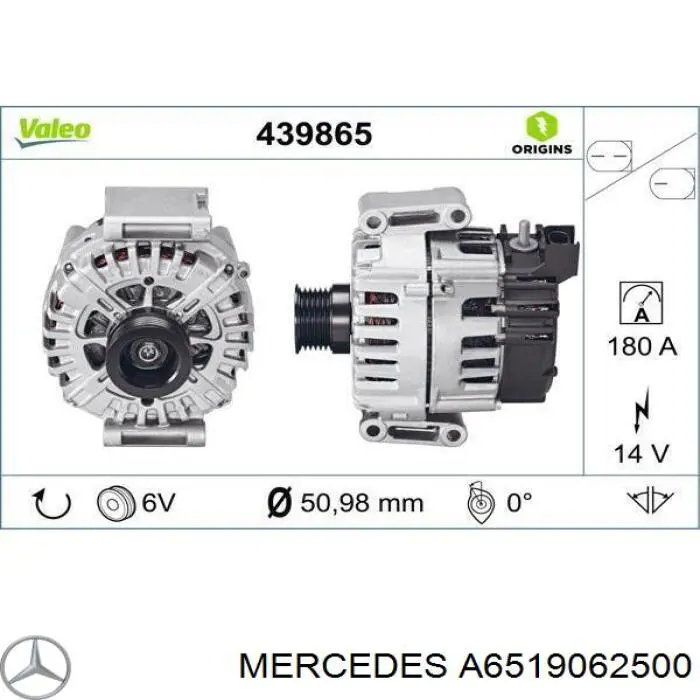 A6519062500 Mercedes 