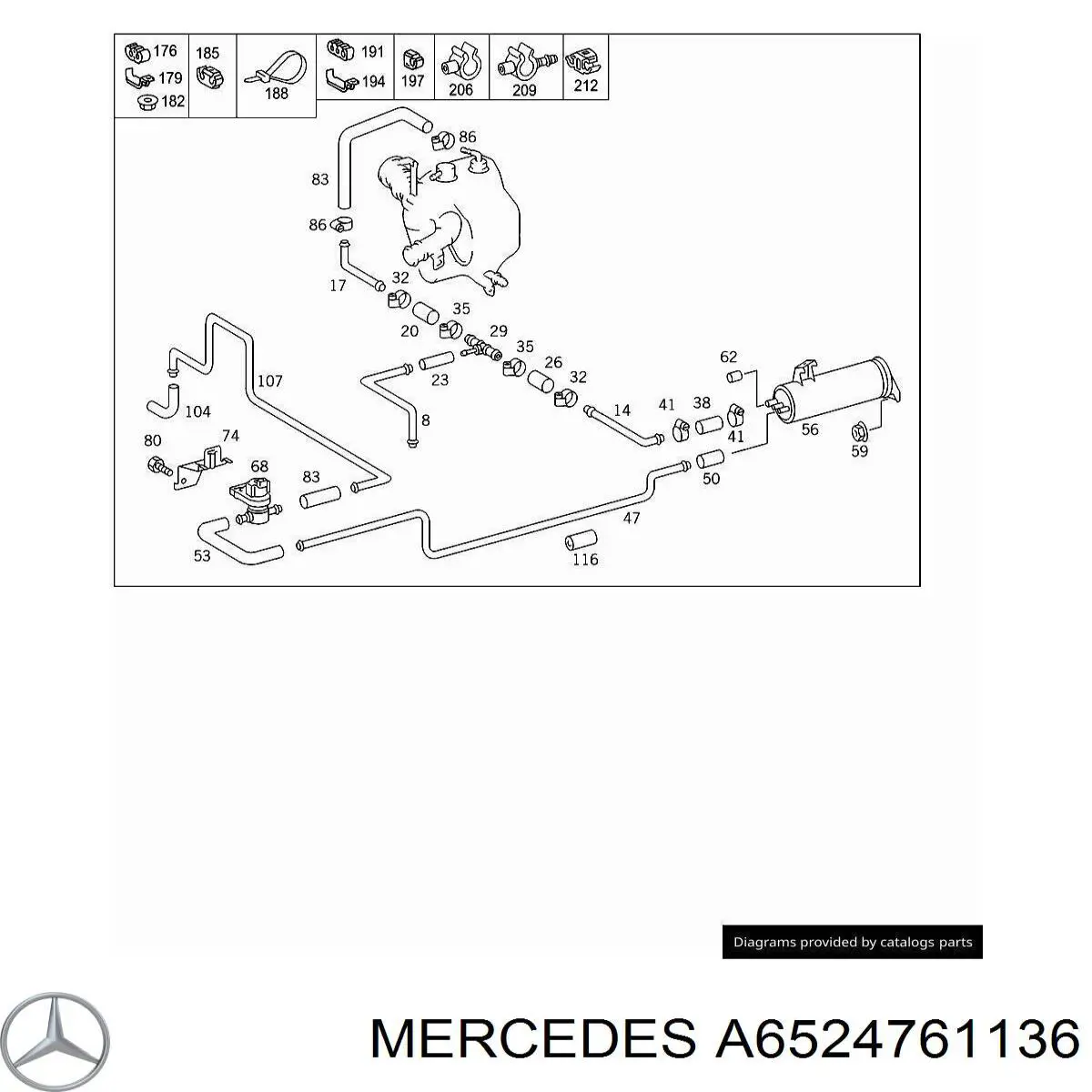 Купить A6524761136 Mercedes 