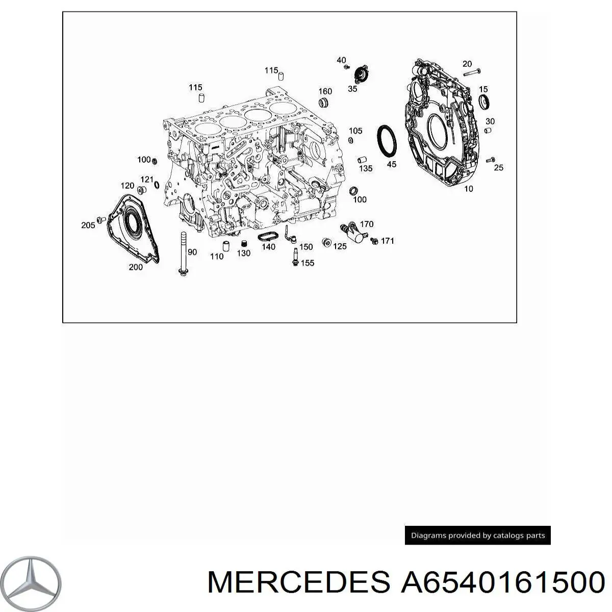 A6540161500 Mercedes 