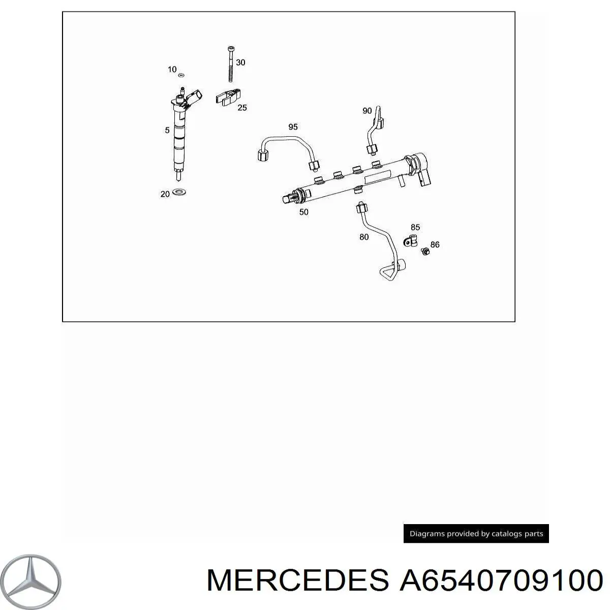 A6540709100 Mercedes 