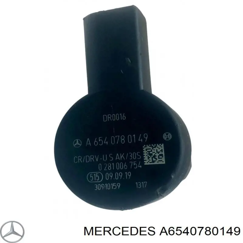 A6540780149 Mercedes регулятор давления топлива в топливной рейке