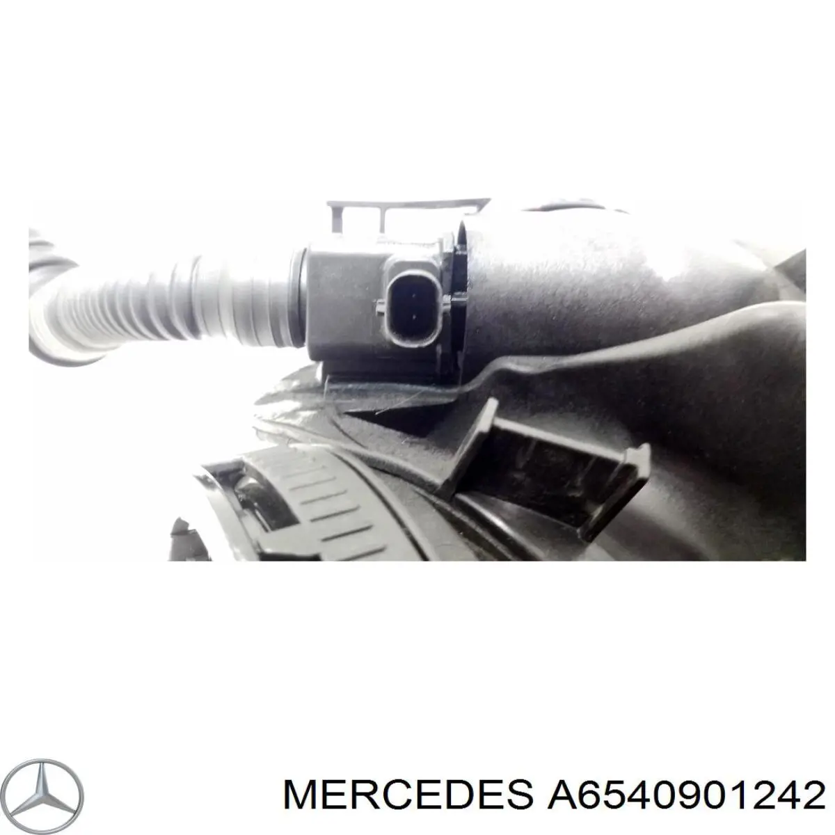 6540901242 Mercedes Патрубок воздушный, вход в турбину (наддув)