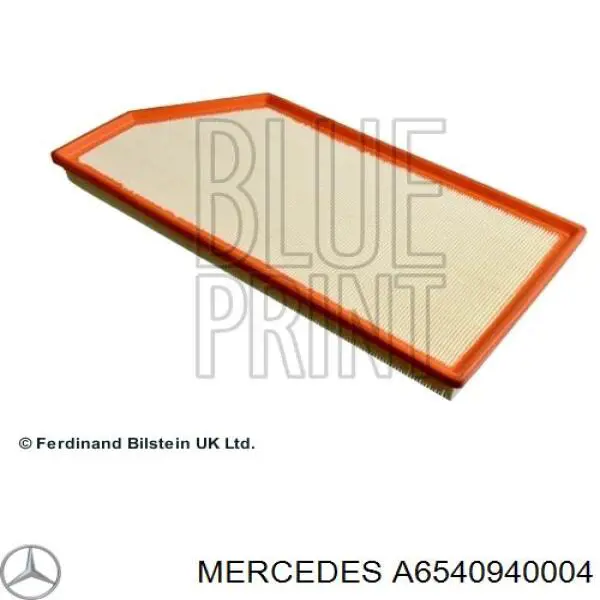 A6540940004 Mercedes filtro de ar