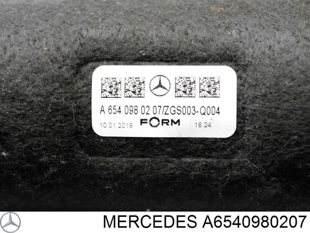 Шланг/патрубок интеркуллера Mercedes A6540980207 цена, от 25.40 USD