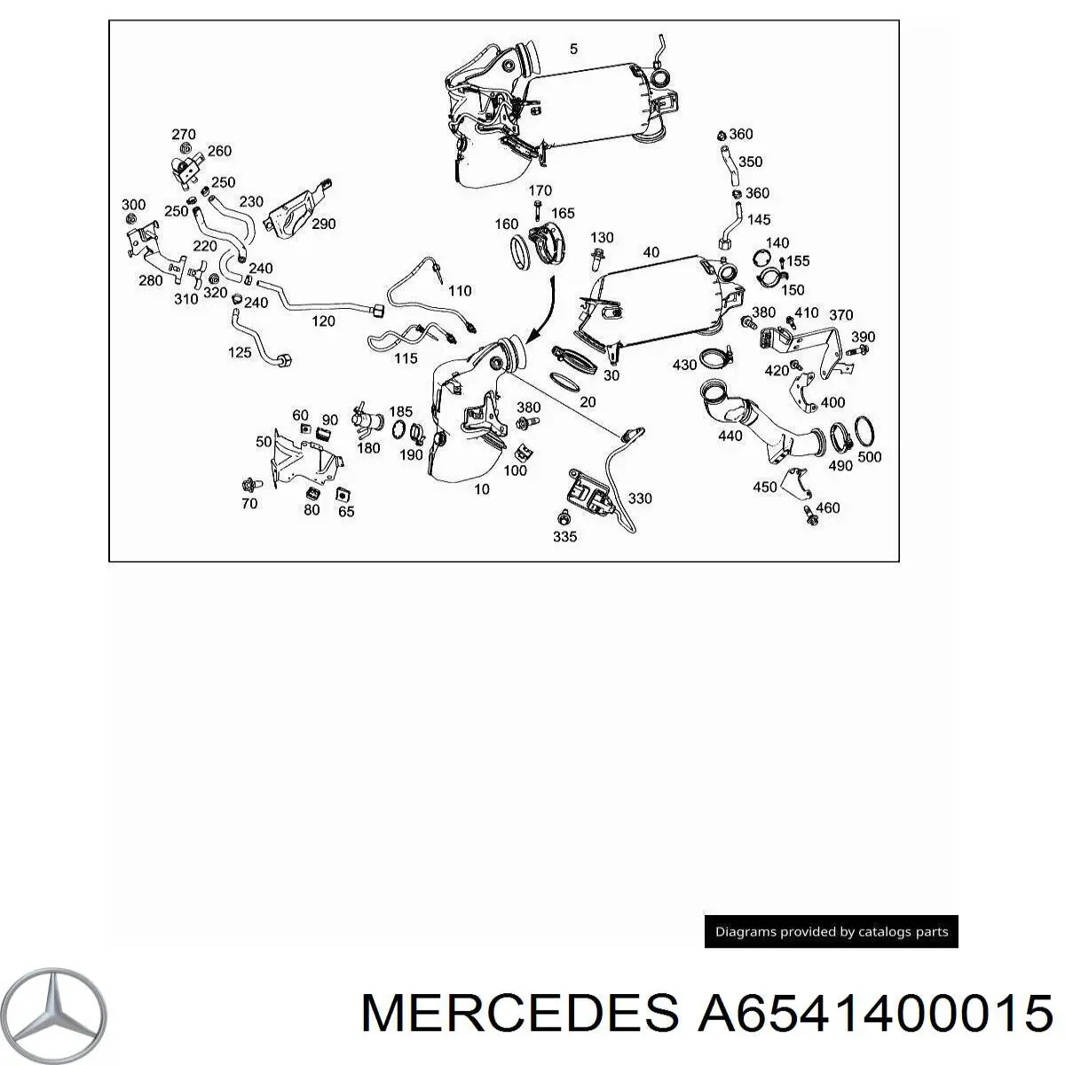  A6541400015 Mercedes