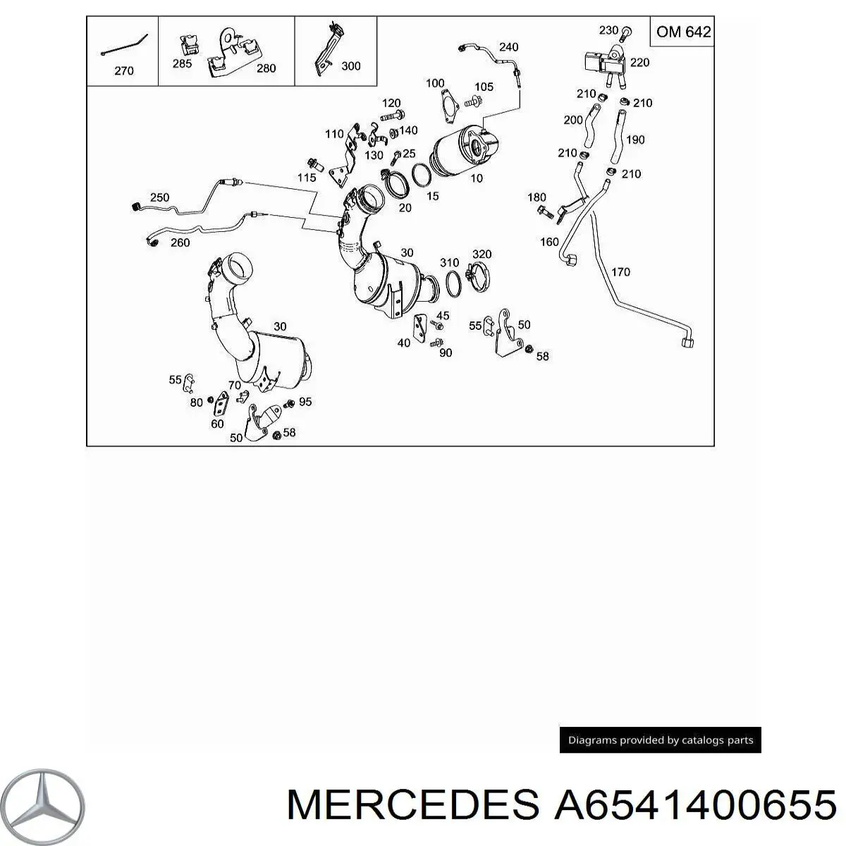 Купить A6541400655 Mercedes 