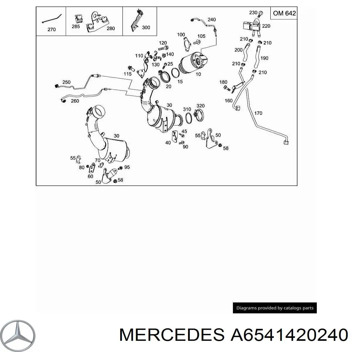  Mercedes A6541420240 цена, от 18.81 USD