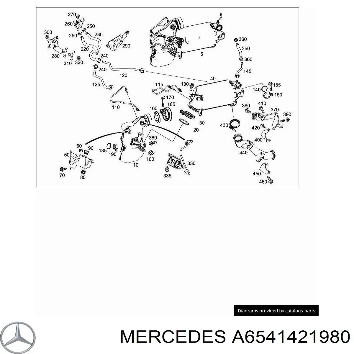 A6541421980 Mercedes 