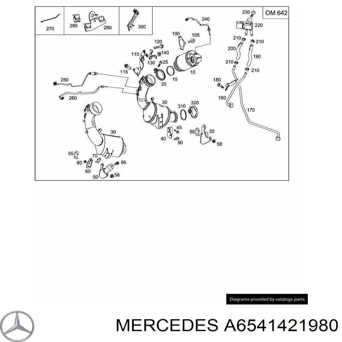  Mercedes 6541421980 цена, от 6.29 USD