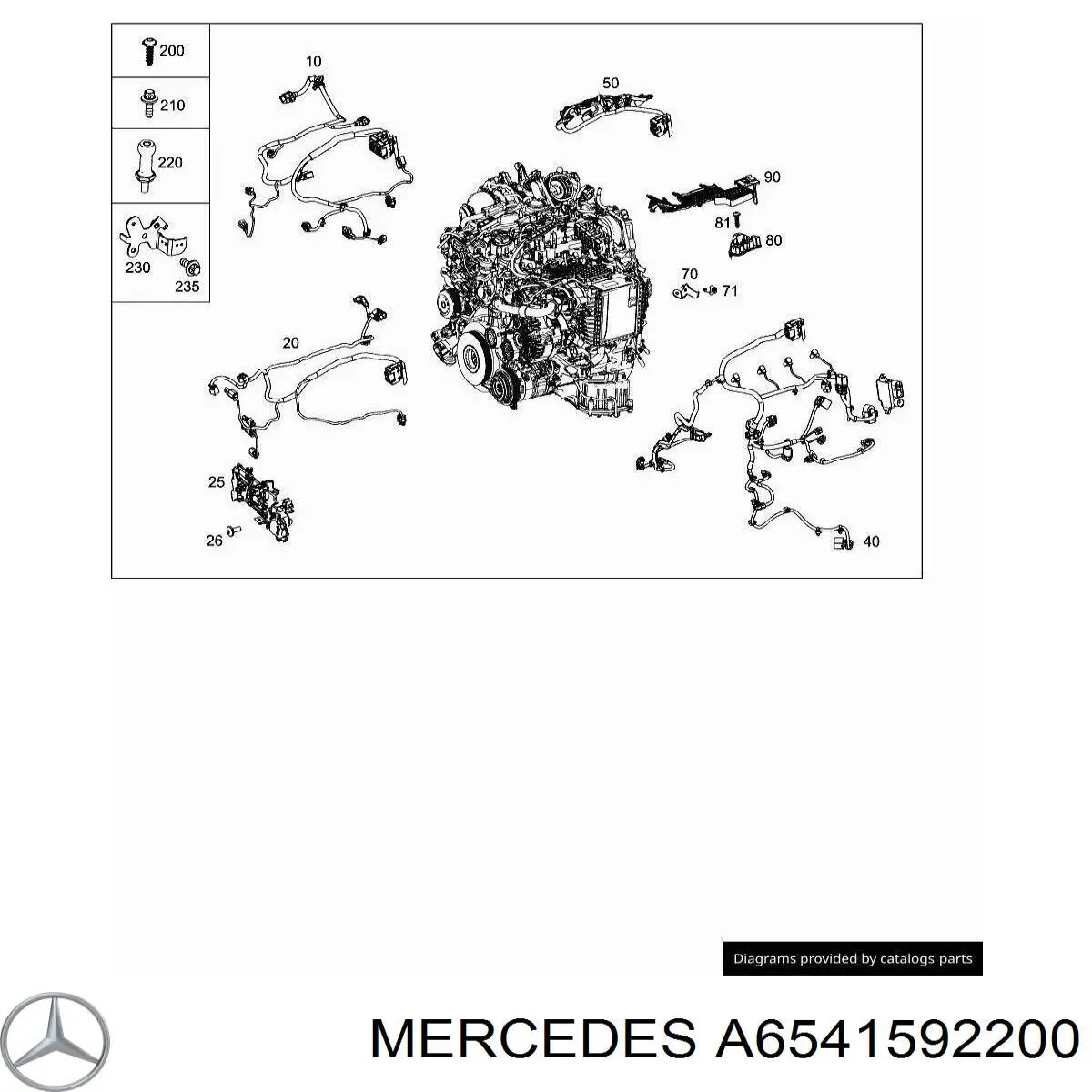  Mercedes A6541592200 цена, от 12.42 USD