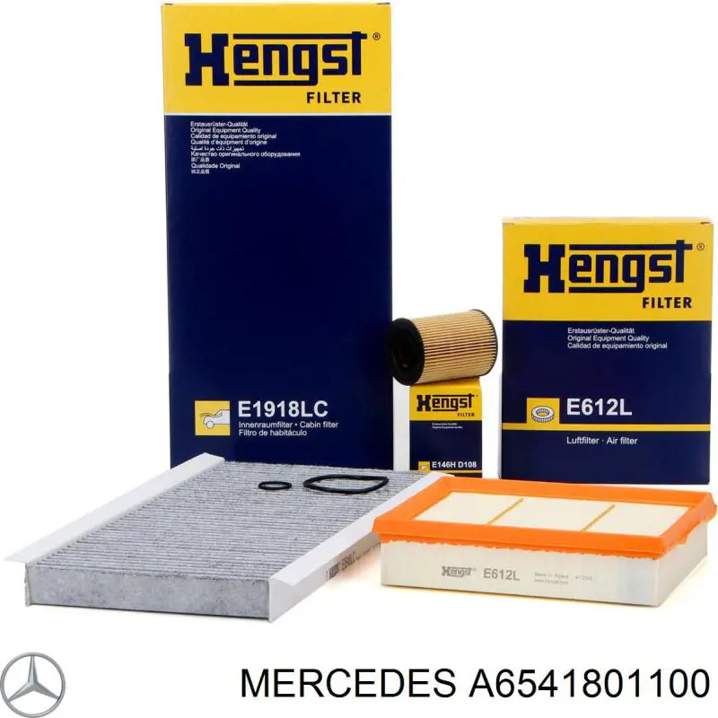 Filtro de óleo A6541801100 Mercedes