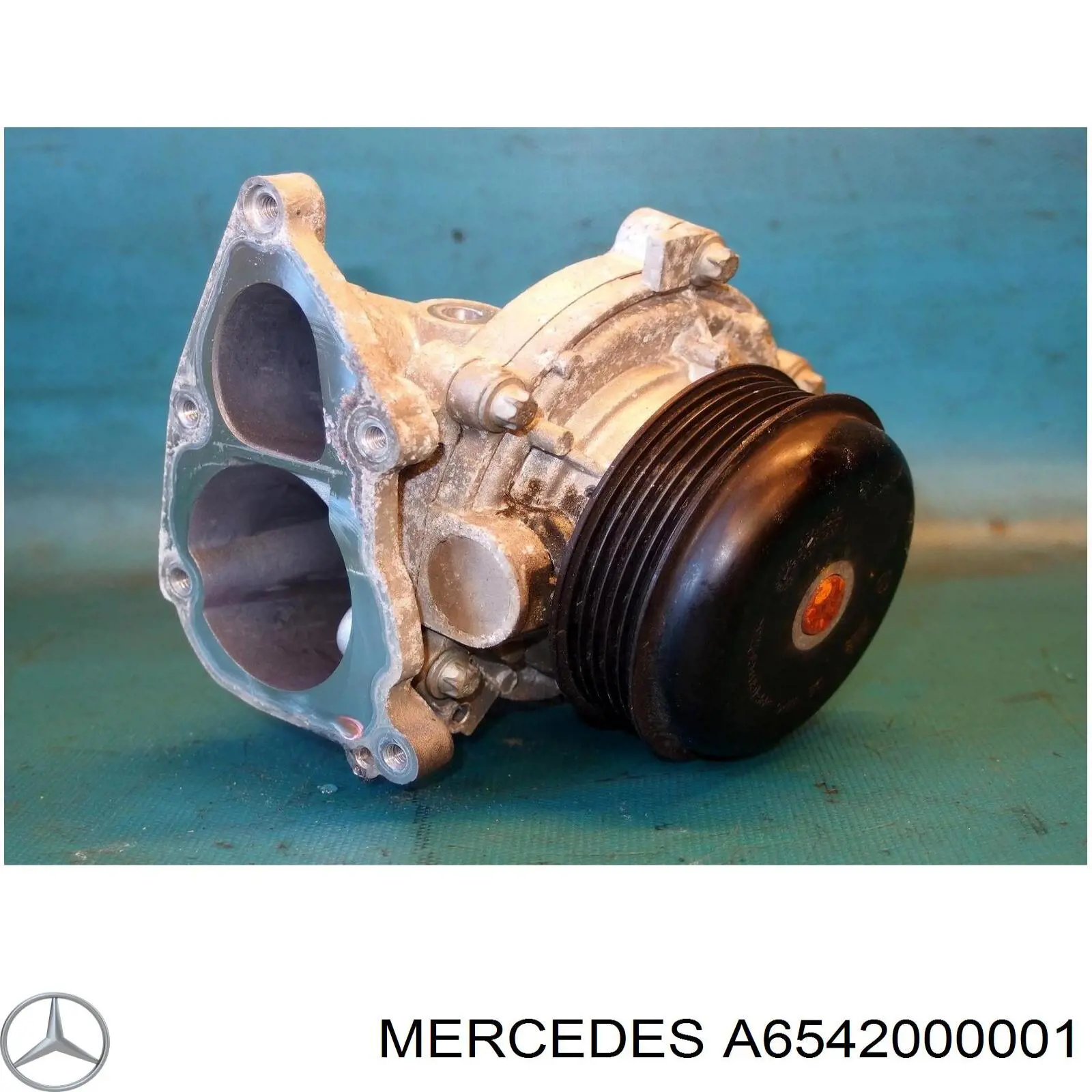 Bomba de água (bomba) de esfriamento A6542000001 Mercedes