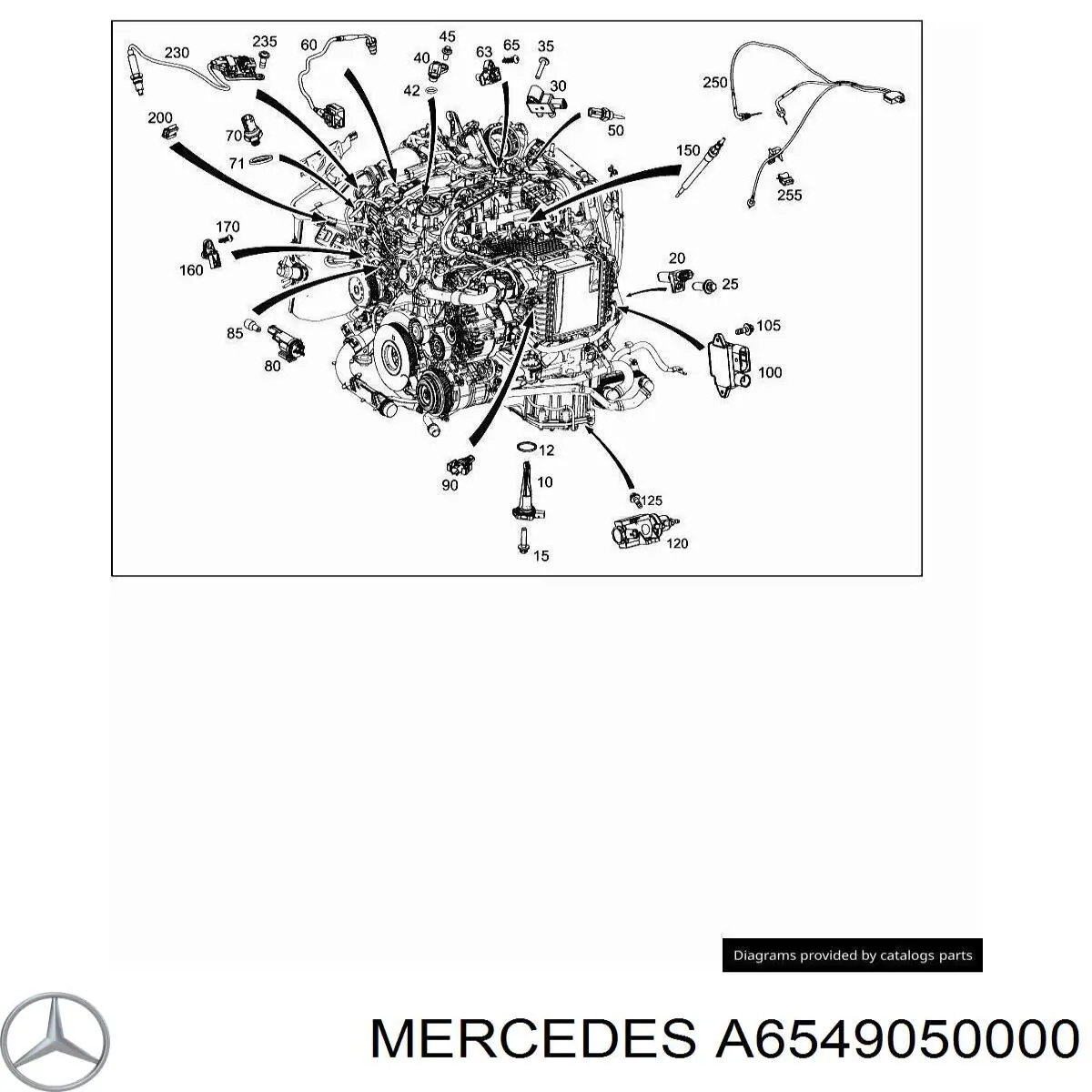 Датчик распределительного вала на Mercedes E  S213