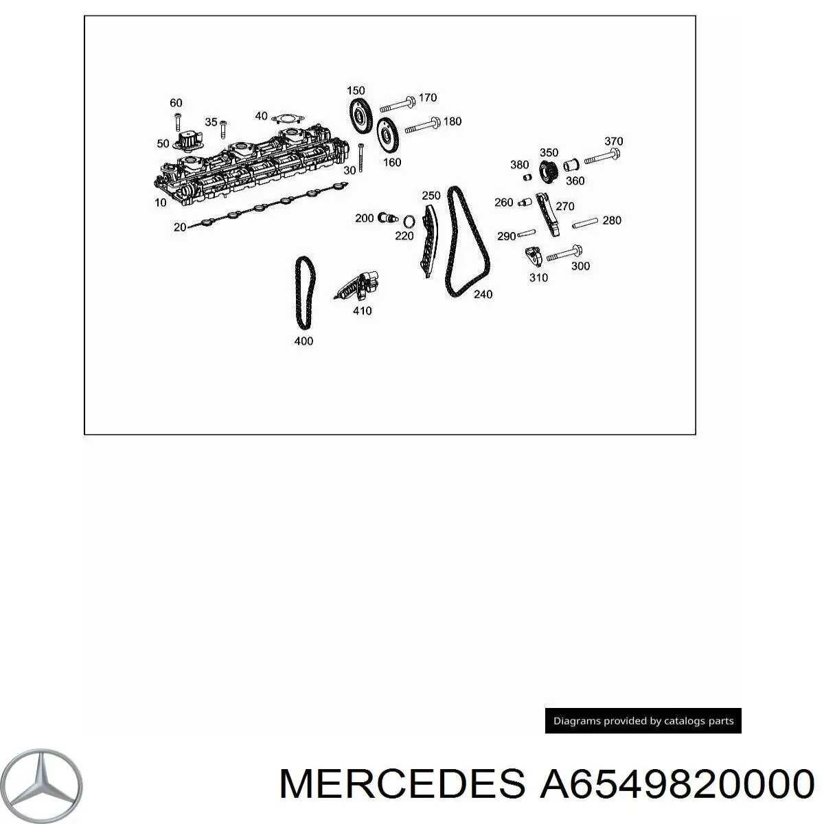 Клапан фазорегулятора 6569820100 Mercedes