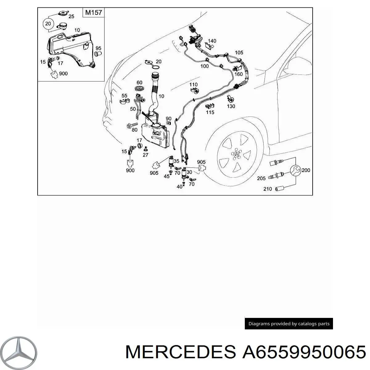  Mercedes A0019953075 цена, от 77.40 USD