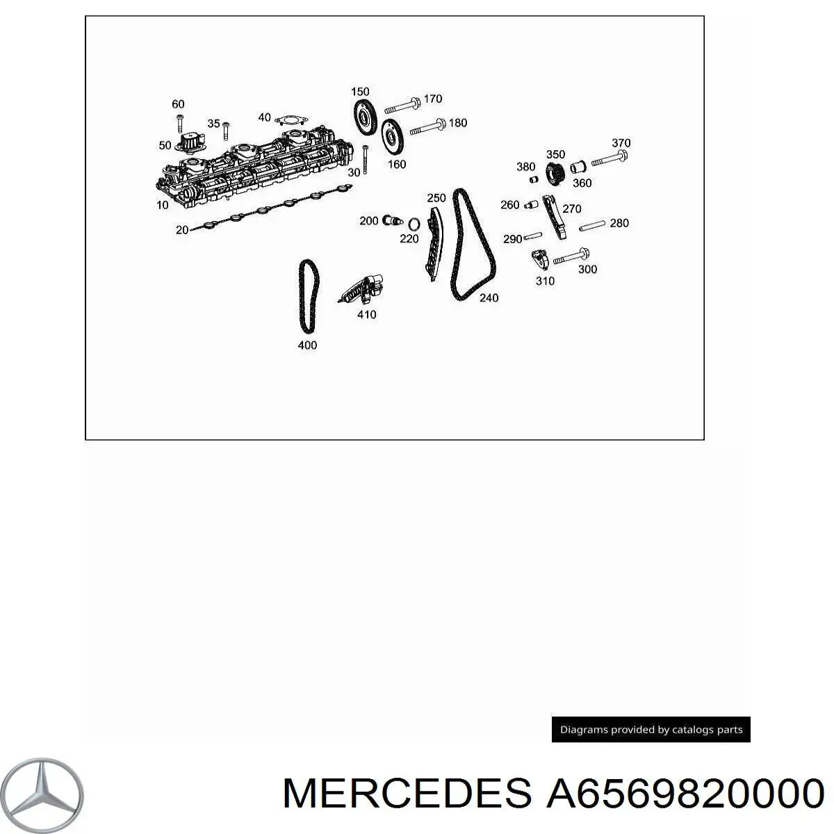 Электромагнитный клапан фазорегулятора Mercedes 6569820000 цена, от 98.67 USD