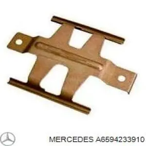 A6594233910 Mercedes placa sobreposta do freio traseira (truck)