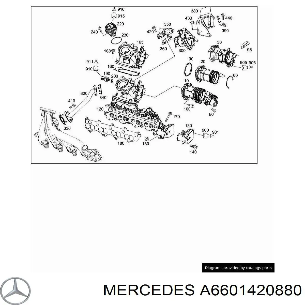 A6601420880 Mercedes 