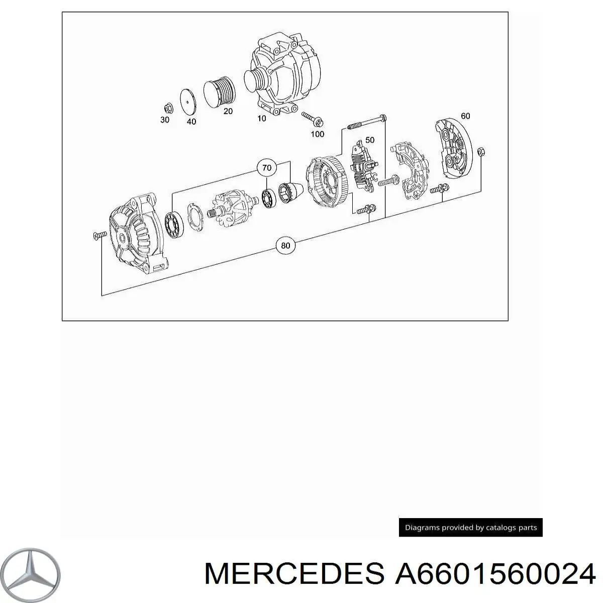  Mercedes A6601560024 цена, от 7.60 USD