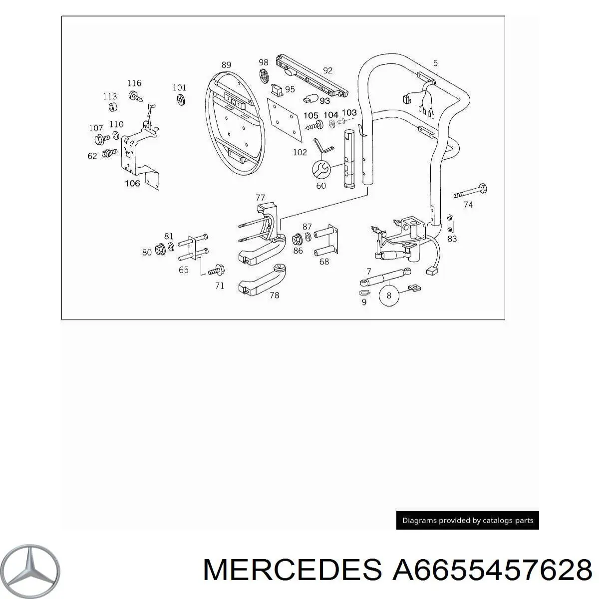 A6655457628 Mercedes 