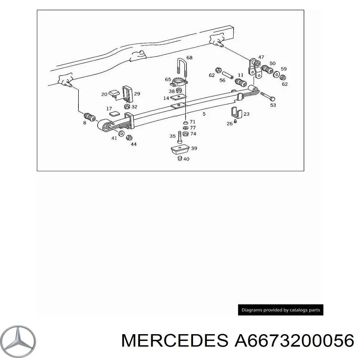 A6673200056 Mercedes 