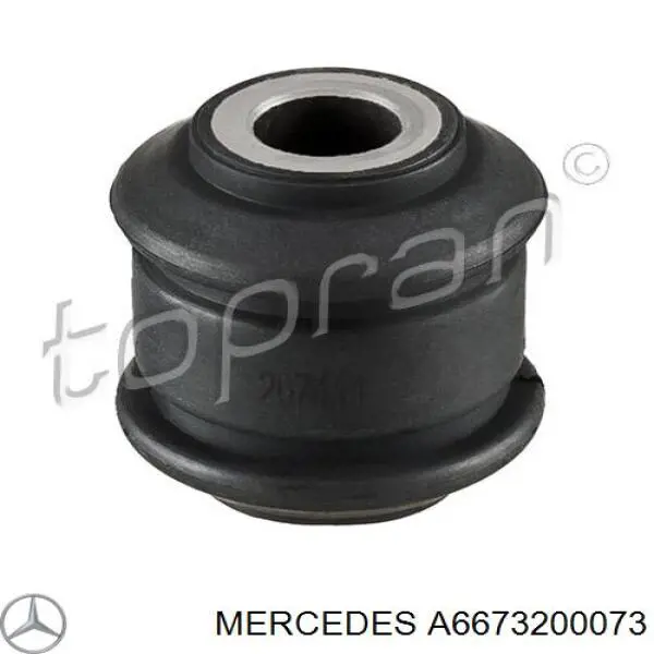 A6673200073 Mercedes bucha externa de estabilizador traseiro