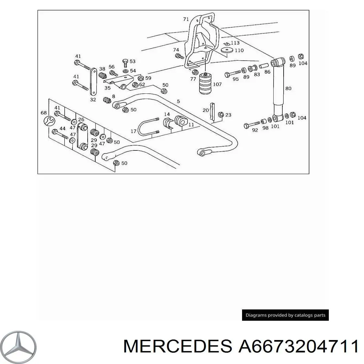  A6673204711 Mercedes