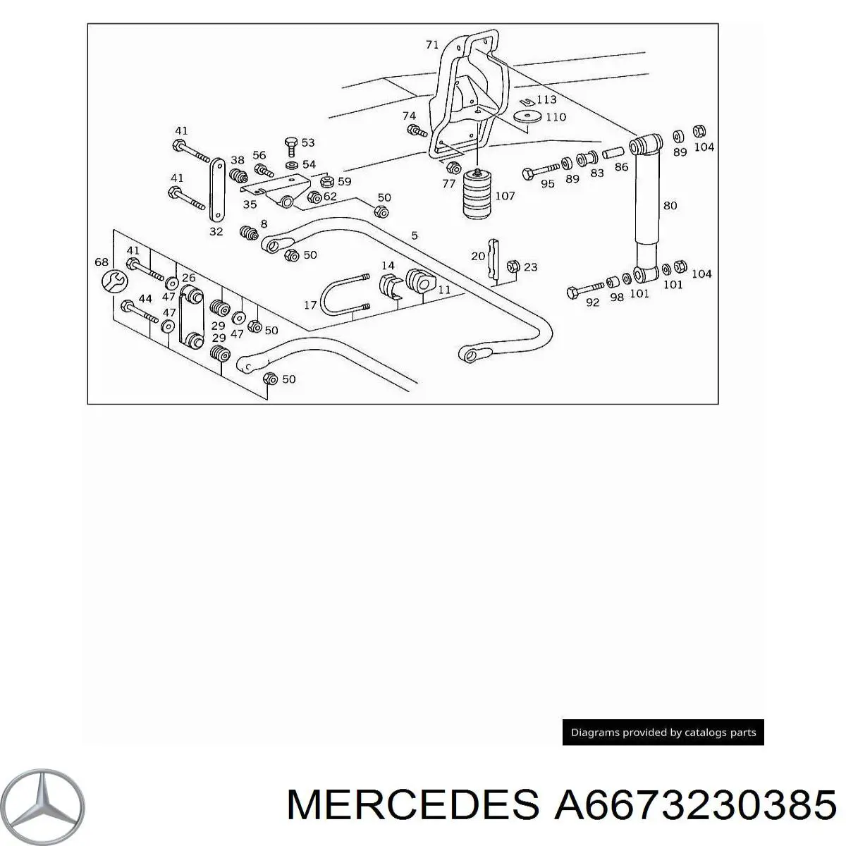  A6673230385 Mercedes