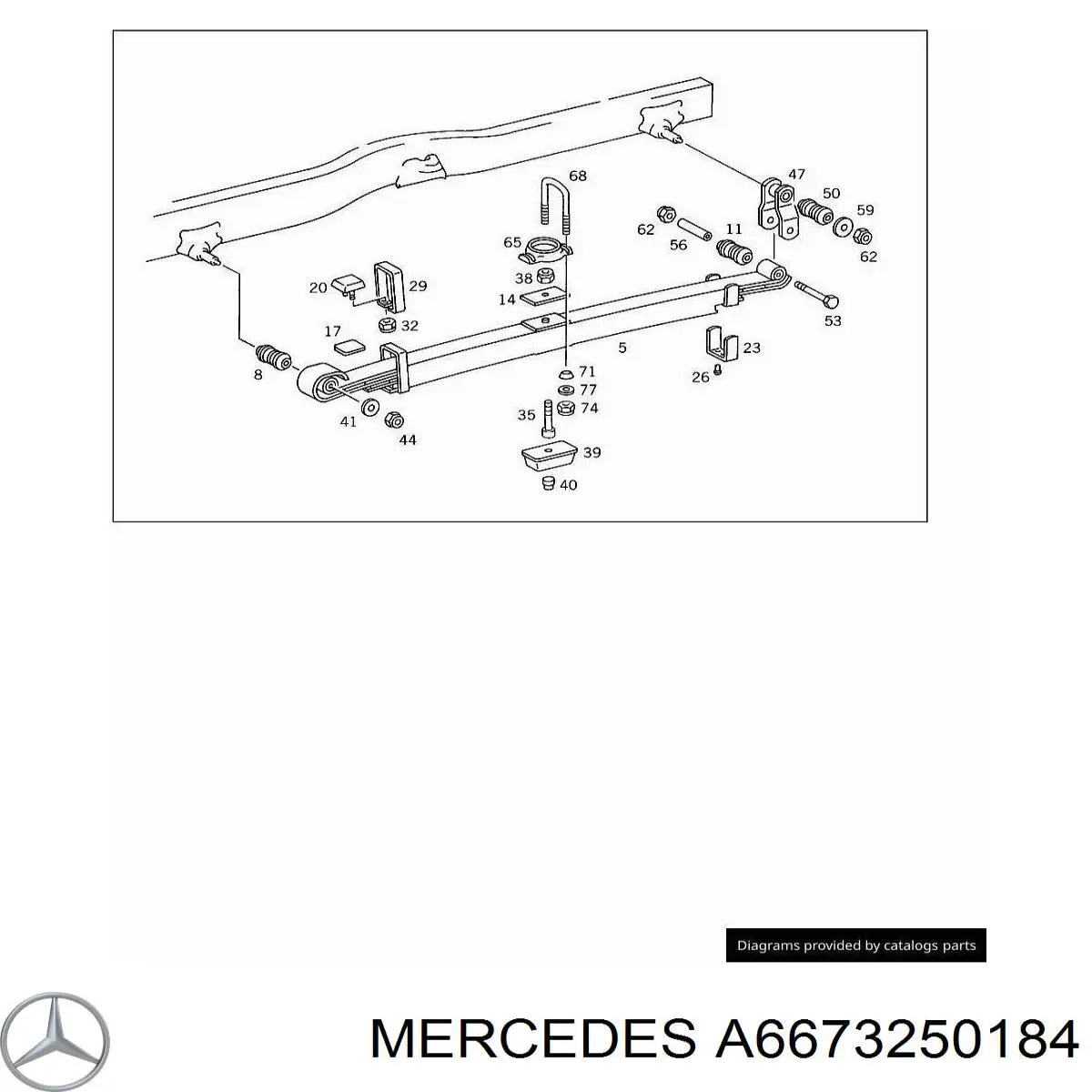 A6673250184 Mercedes 