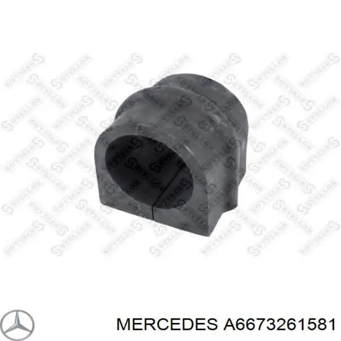 A6673261581 Mercedes втулка стабилизатора заднего