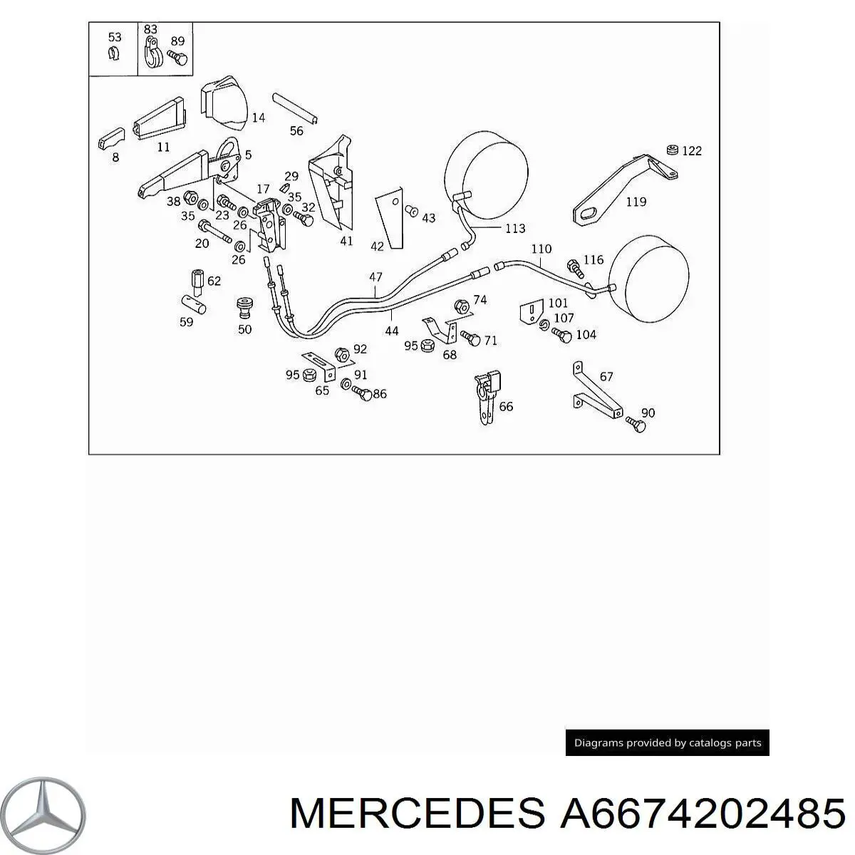 A6674202485 Mercedes 