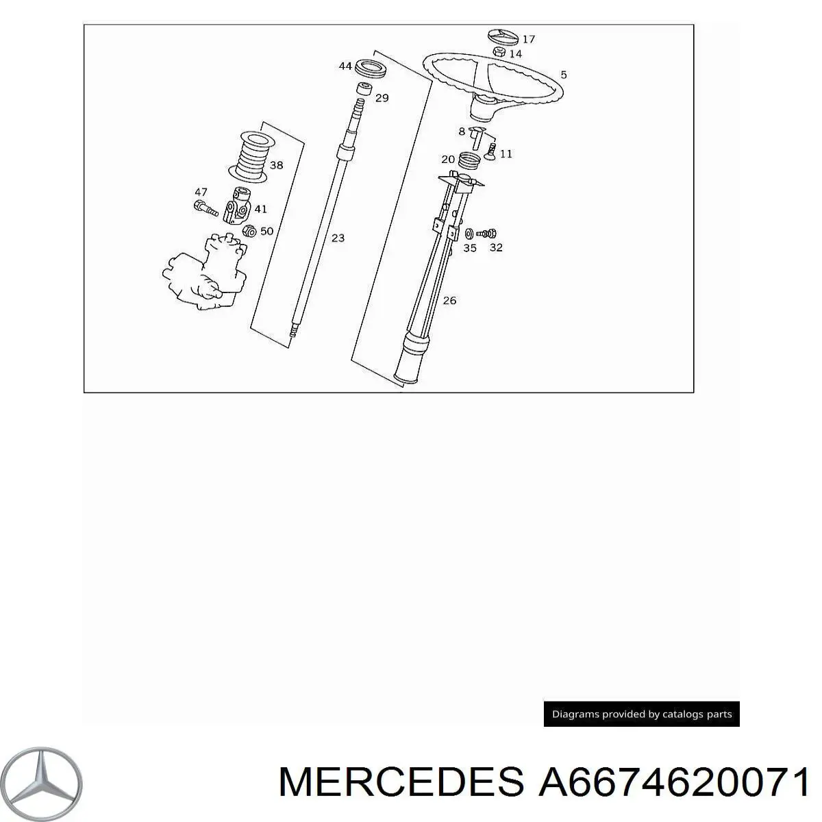 A6674620071 Mercedes 