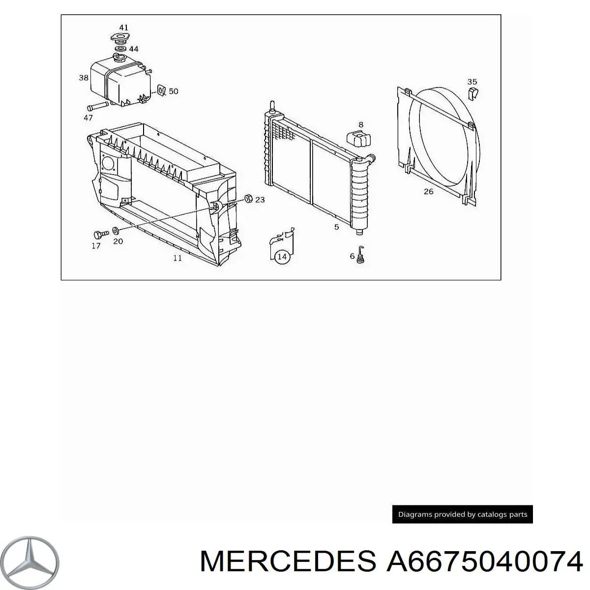 A6675040074 Mercedes 