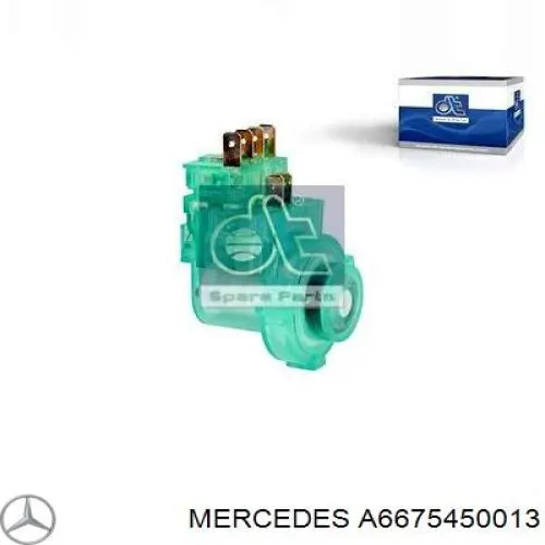 A6675450013 Mercedes grupo de contato de fecho de ignição