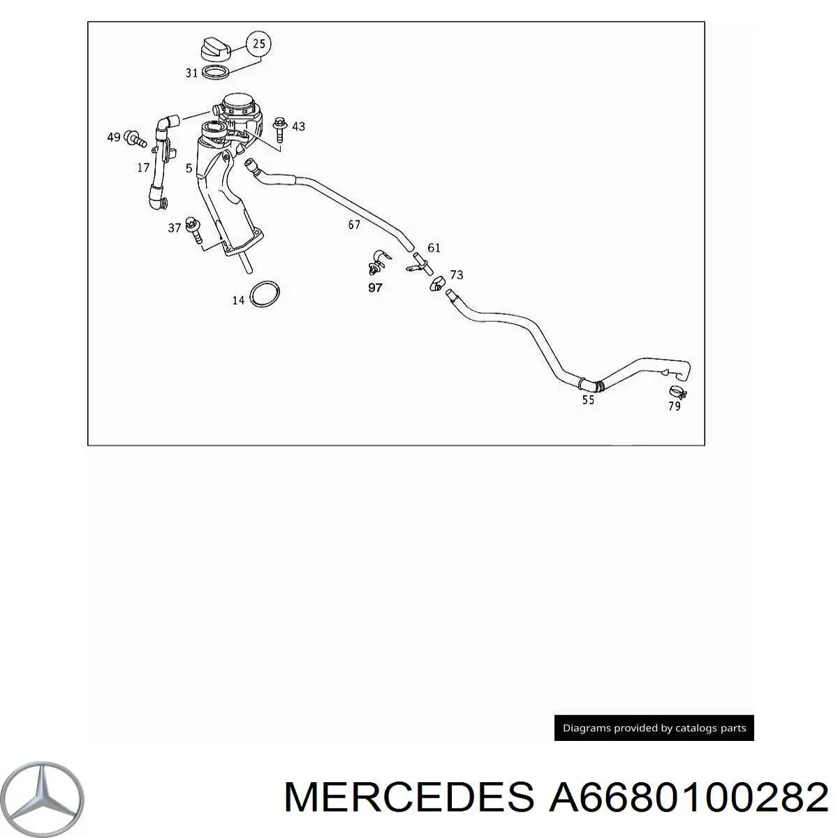 A6680100282 Mercedes 