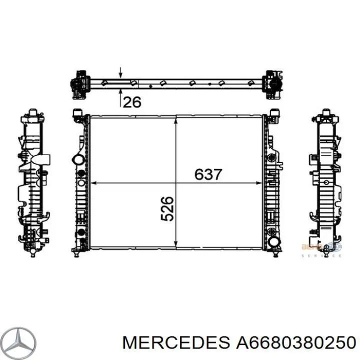 Купить A6680380050 Mercedes 