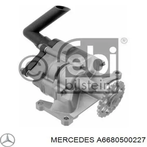 A6680500227 Mercedes Выхлопной клапан