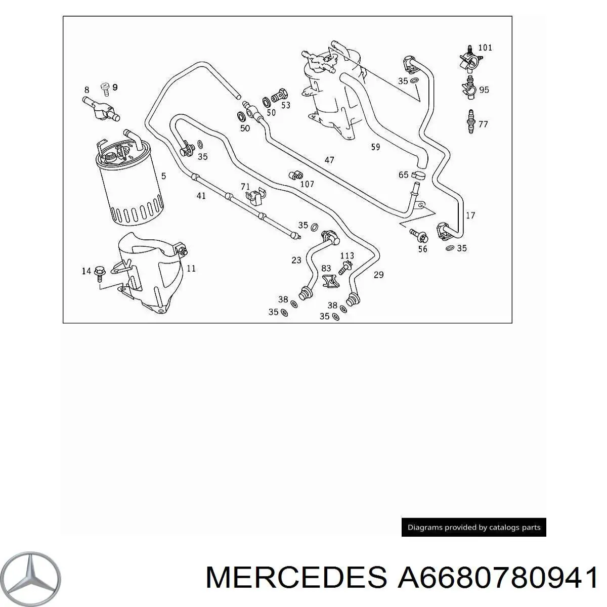 A6680780941 Mercedes 