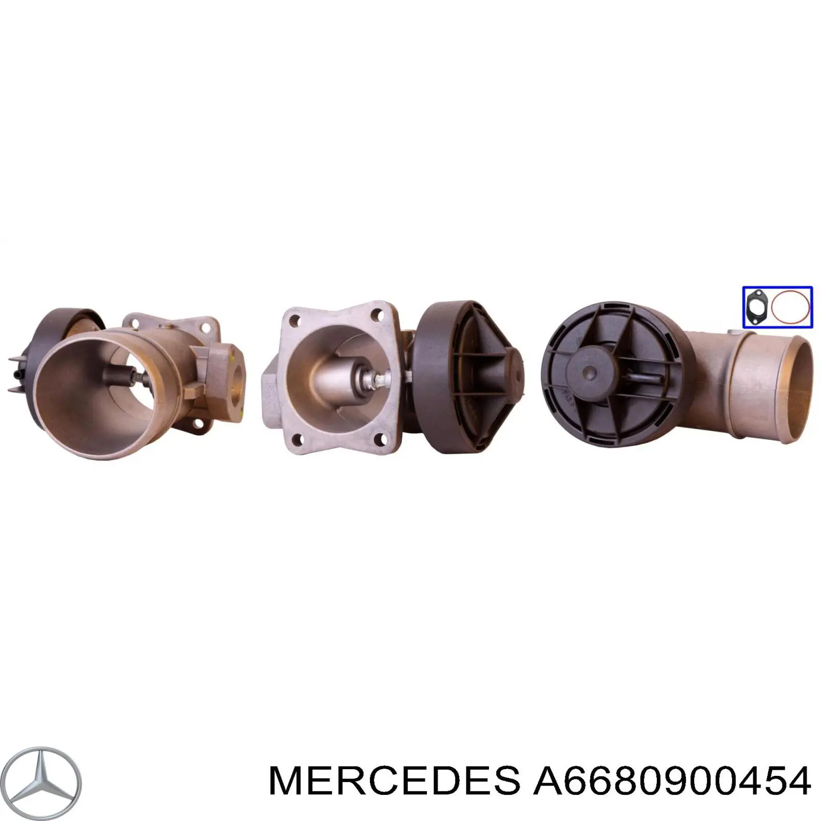 Клапан EGR рециркуляции газов Mercedes A6680900454