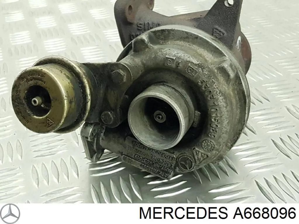 Турбонагнетатель Mercedes A668096 цена, от 316.73 USD