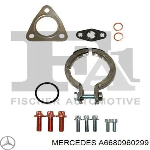 A6680960299 Mercedes turbina